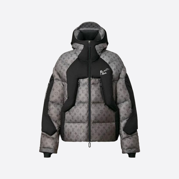 ルイ・ヴィトン モノグラム 温度感応フード付きダウンジャケット