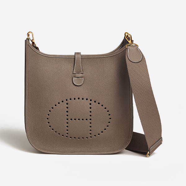 エルメス ショルダーバッグ 23cm エレファントグレー