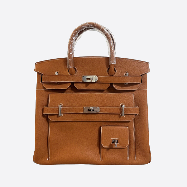 エルメス トラベルバッグ 40cm ゴールドブラウン