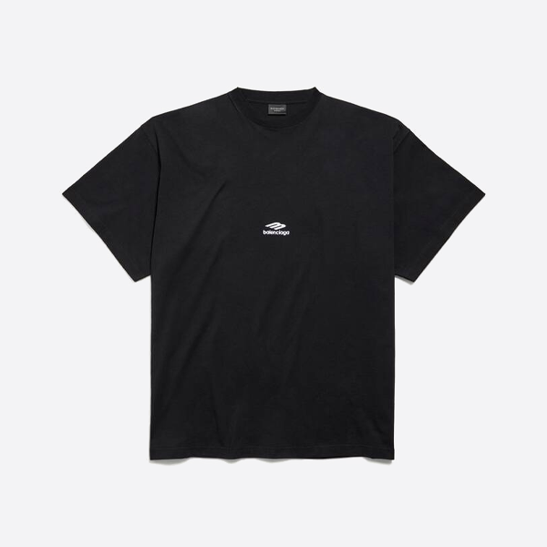 バレンシアガ 刺繍入りオーバーサイズ半袖Tシャツ