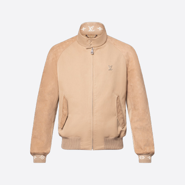 ルイ・ヴィトンのパッチワークジャカードジャケット