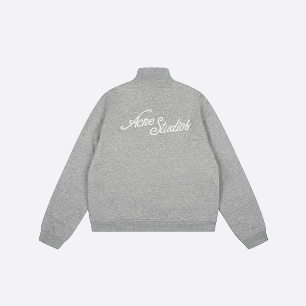 アクネ ストゥディオズ 3D 刺繍ロゴ ジッパー ジャケット