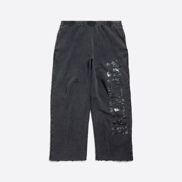 バレンシアガ トランスペアレントテープシリーズ ロングテリースウェットパンツ