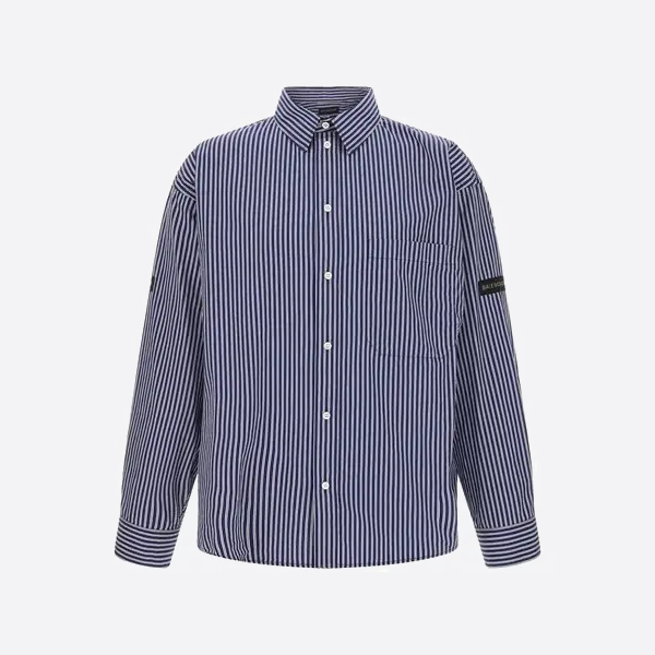 バレンシアガ スリーブパッチシャツ