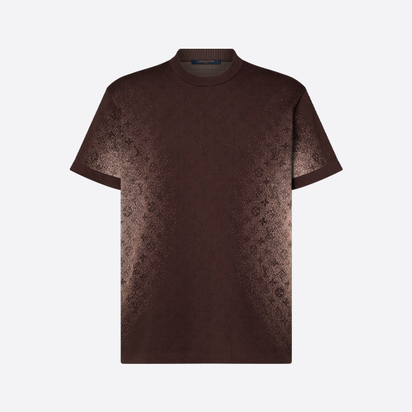ルイ・ヴィトン ジャカード グラデーション ニット 半袖Tシャツ