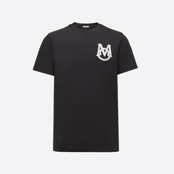 モンクレール ロゴパッチ 半袖シャツ