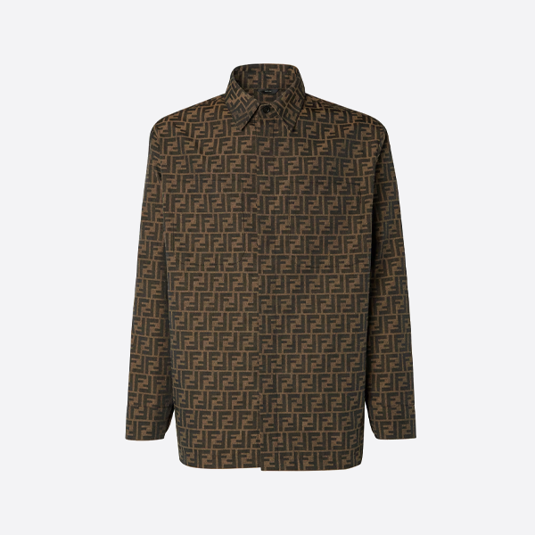 フェンディのジャカードシャツジャケット
