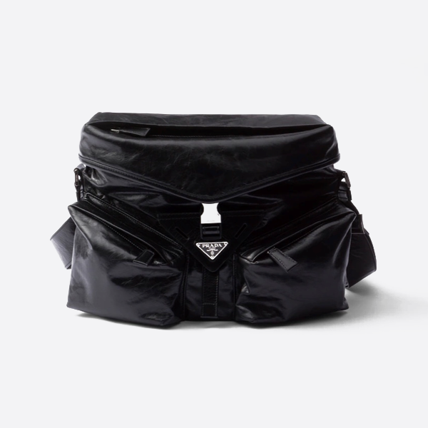 プラダ ワックスレザー メッセンジャーバッグ 2VD062 2CX7 F0466 V TYX