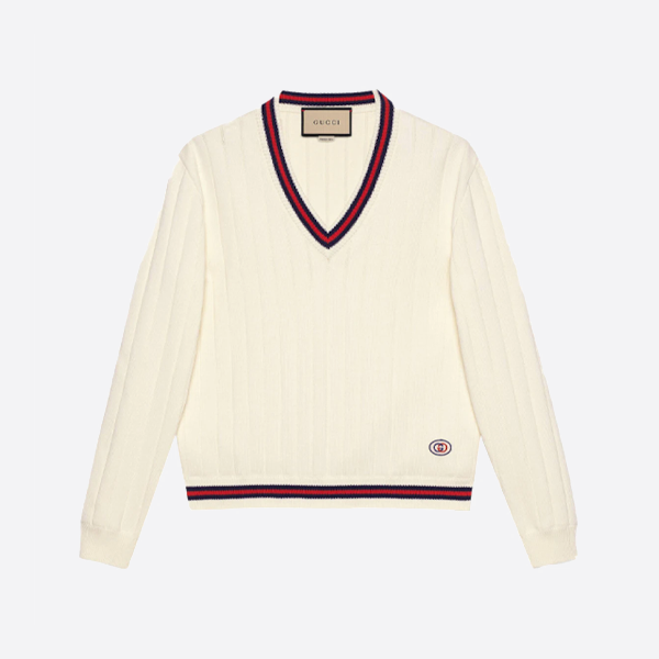 グッチのVネックセーター