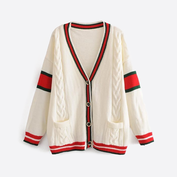 グッチのケーブルニットセーター