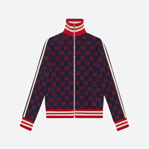 グッチ柄のウェビングコート