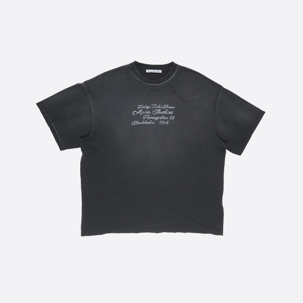 アクネ ストゥディオズ 半袖 ブラック