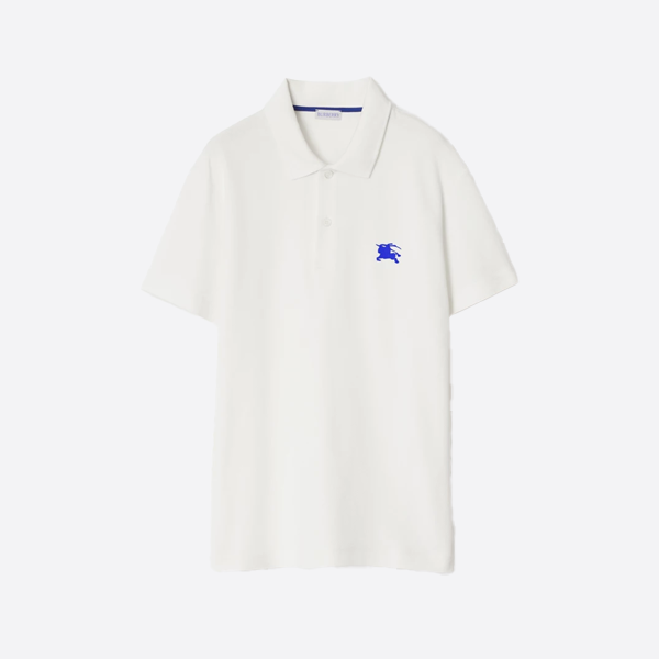 バーバリー 刺繍ピケ コットン 半袖ポロシャツ