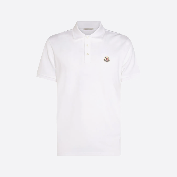 モンクレール クラシック 半袖ポロシャツ、ホワイト