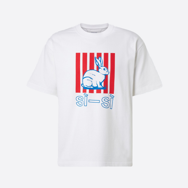 ボッテガ・ヴェネタ ラビットプリント 半袖Tシャツ