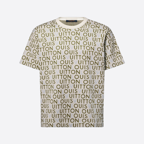 ルイ・ヴィトン オールロゴ ニット 半袖Tシャツ