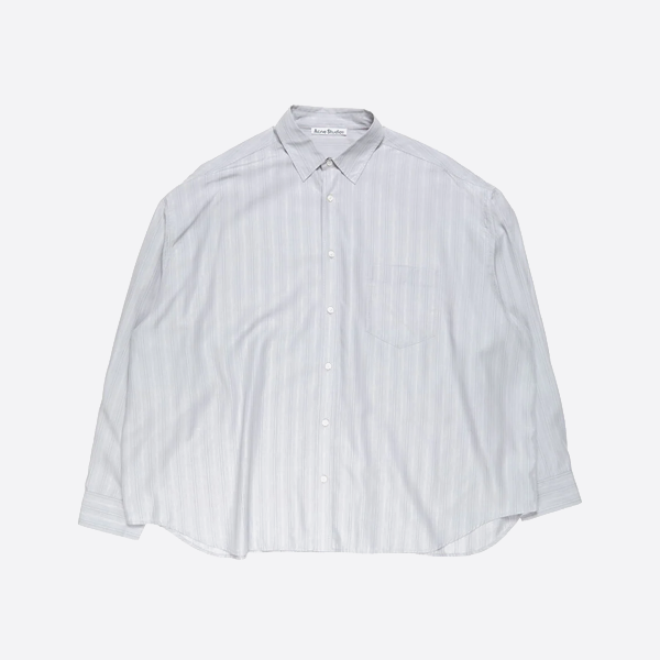 アクネ ストゥディオズ レーベル ストライプ ロングスリーブ シャツ