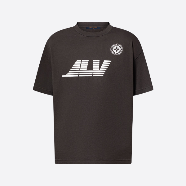 ルイ・ヴィトン 横型ロゴプリント 半袖Tシャツ