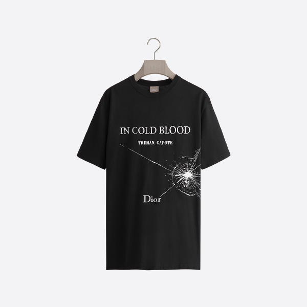 ディオールのプリント刺繍入りTシャツ