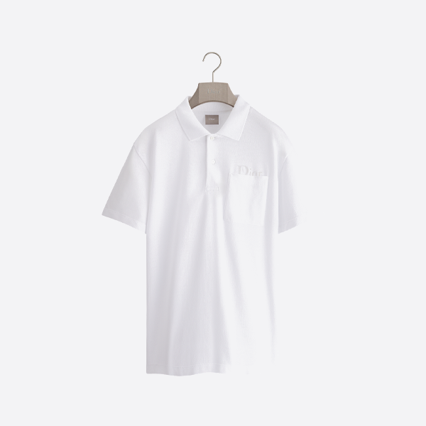 ディオール刺繍入りポロシャツ（白）