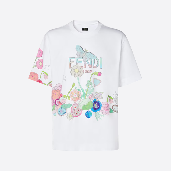 フェンディ バタフライ フローラル 半袖シャツ