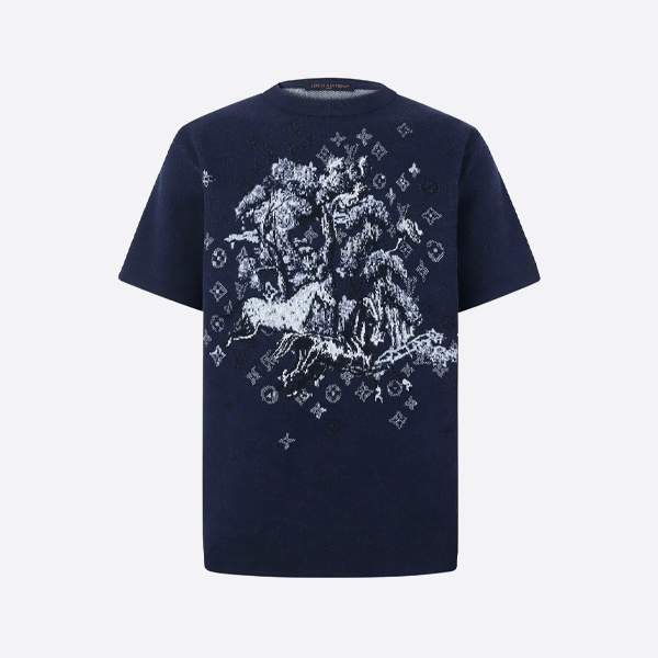 ルイ・ヴィトン ポニー インターシャ ニット 半袖