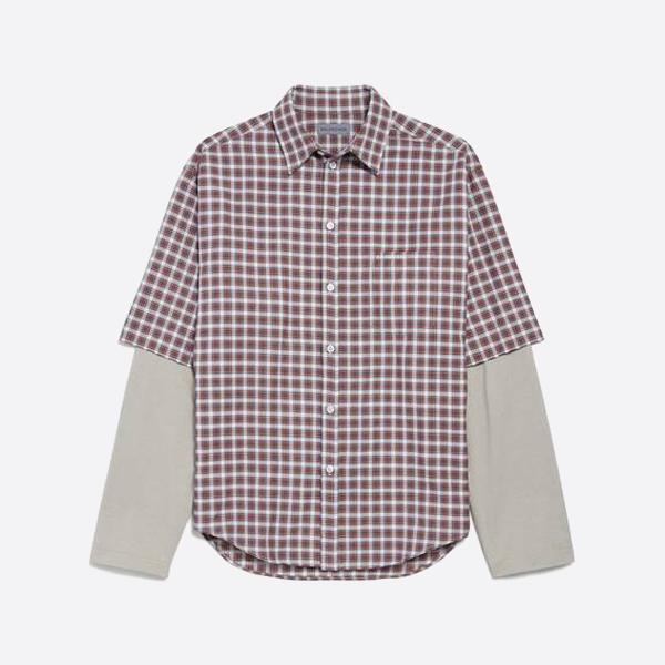 バレンシアガの新作チェックシャツ