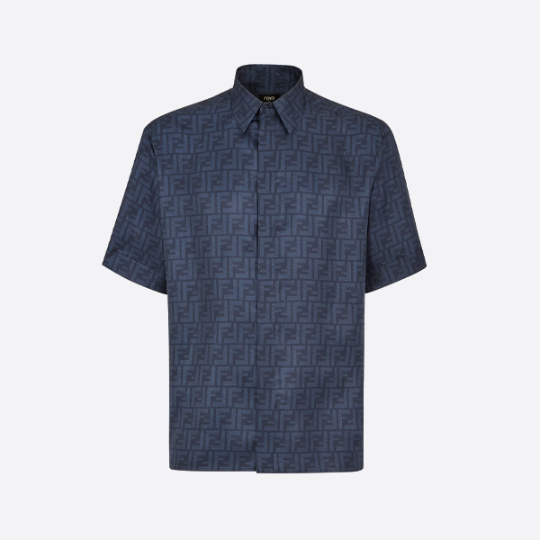 フェンディのジャカード柄半袖シャツスーツ