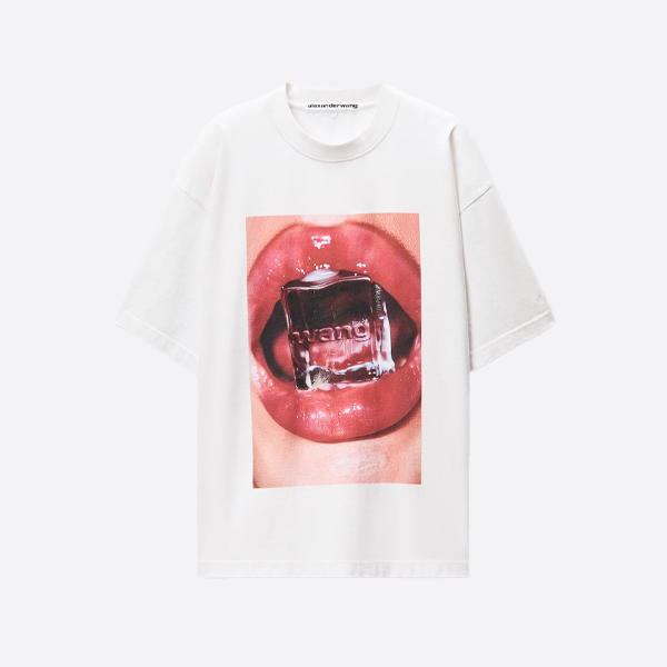 アレキサンダー・ワン レッドリップス アイスキューブプリント 半袖