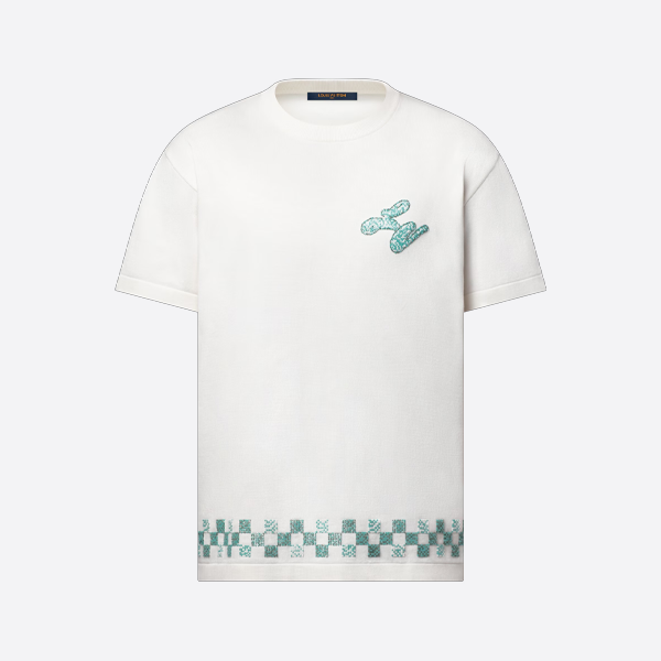 ルイ・ヴィトン グラフィティチェック柄半袖シャツ