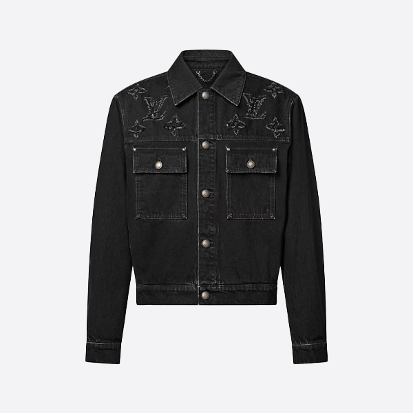 ルイ・ヴィトン ウォッシュ加工ダメージデニムジャケット