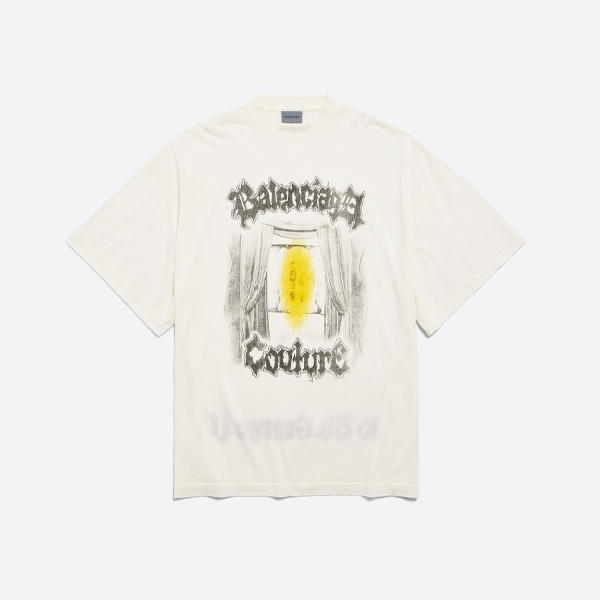 バレンシアガ アートプリント 半袖シャツ