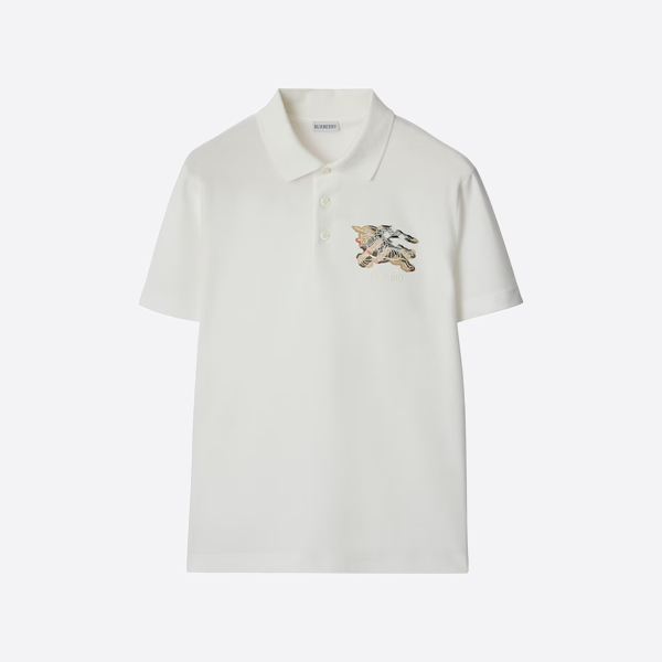 バーバリー ポロシャツ 半袖 ホースパッチワーク