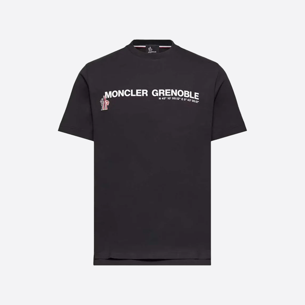 モンクレール 横型文字プリント 半袖Tシャツ