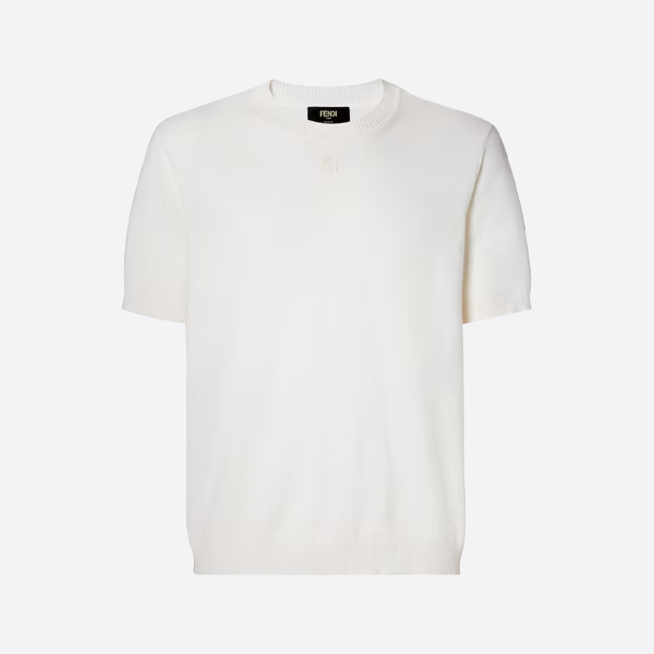 フェンディ ダブルFF刺繍入りニット半袖