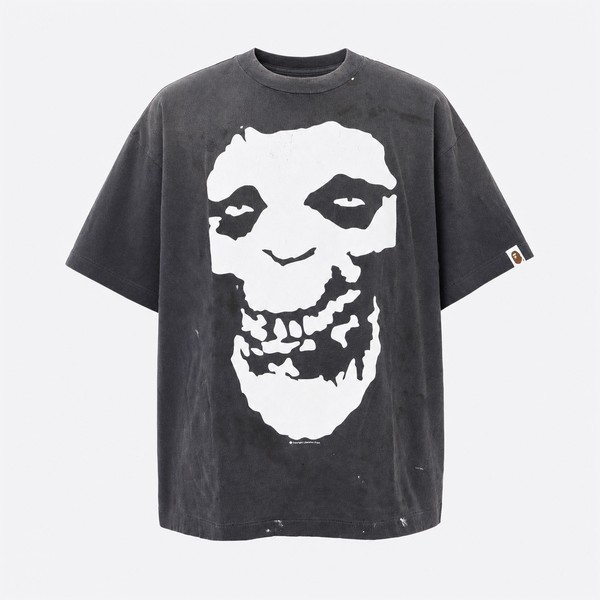 セント マイケル x ベイプ BAPE_SS Tシャツ Always Love ブラック