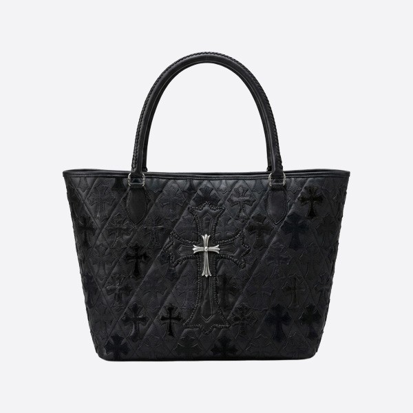 クロムハーツ ブラック クロス トート バッグ Monogram