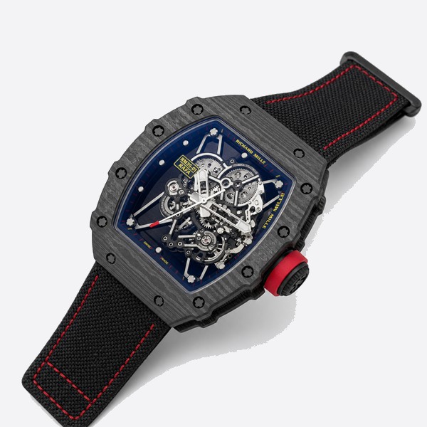 リシャール ミル RM35-01 カーボン オープンワーク ウォッチ Blue Red