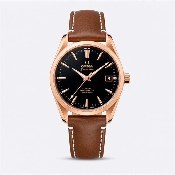 オメガ Seamaster Aqua Terra ウォッチ ブラック ダイヤル ローズゴールド