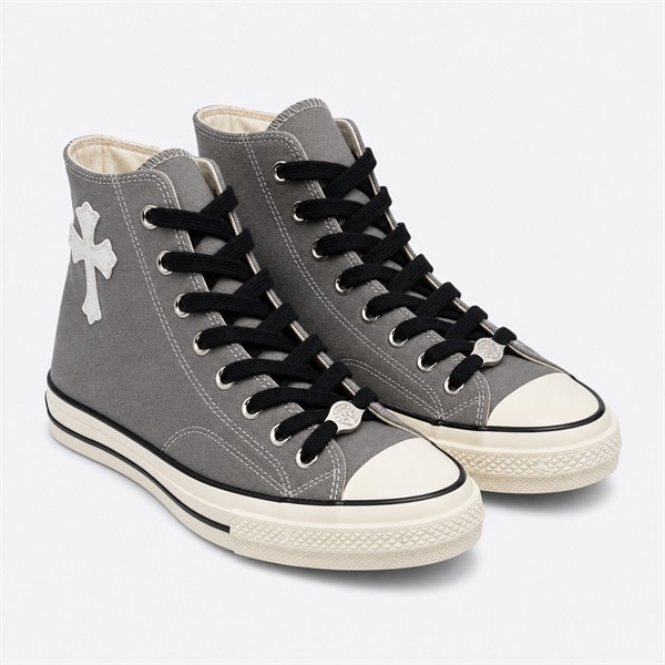 クロムハーツ x コンバース クロス 1970s High Top スニーカー グレー