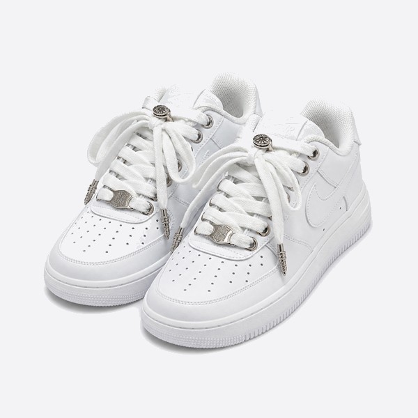 クロムハーツ x Nike Air Force 1 Low ホワイト シルバー