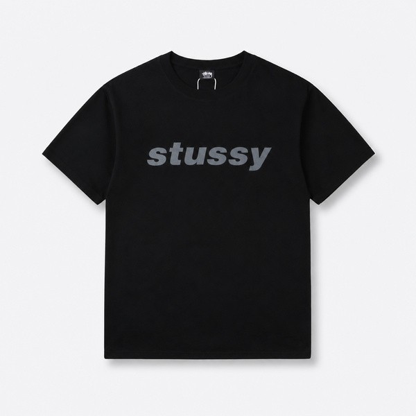ステューシー ハーフトーンシャーク プリントTシャツ ブラック