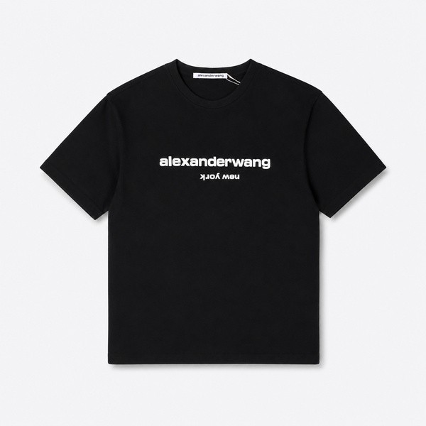 アレキサンダー ワン ニューヨーク ロゴTシャツ ブラック