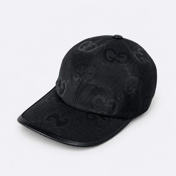 グッチ GGキャンバス ベースボールキャップ ブラック