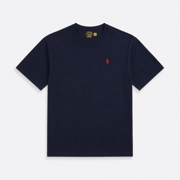 ポロ ラルフローレン ジャージー クルーネックTシャツ ネイビー 440903-T
