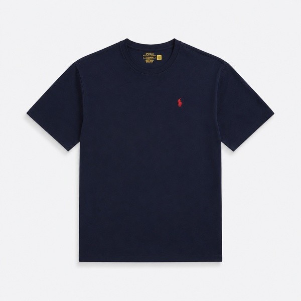 ポロ ラルフローレン ジャージー クルーネックTシャツ ネイビー 440903-T