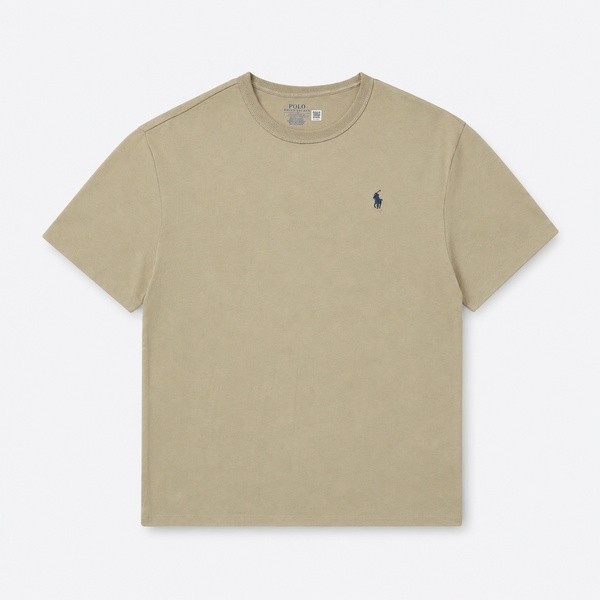 ポロ ラルフローレン ジャージー クルーネックTシャツ カーキ 440903-T