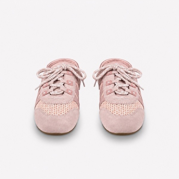 ルイヴィトン Sneakerina モノグラムメッシュ スニーカー ピンク