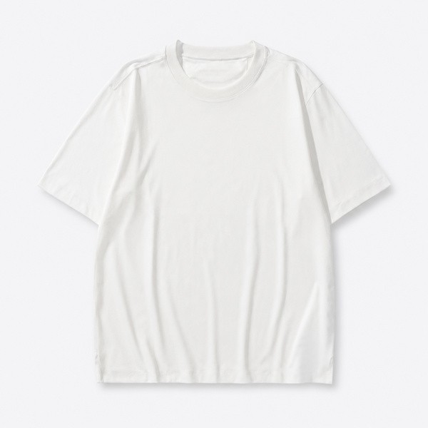 ゼニア Notte Oasi コットンピケ Tシャツ ホワイト