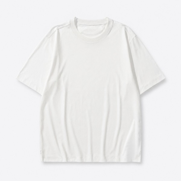 ゼニア Notte Oasi コットンピケ Tシャツ ホワイト